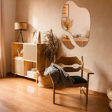 Espelho Orgânico Grande Elegance – Decorativo Abstrato Futurista (Kit com 2 Peças) – Liquidação