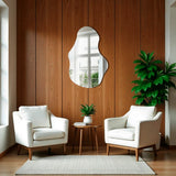 Espelho Orgânico de Corpo Inteiro Grande 115x60 cm Lapidado – Decorativo – Liquidação