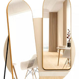 Espelho Pinterest com Suporte e Marco Dourado — LIQUIDAÇÃO