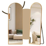 Espelho Pinterest com Suporte e Marco Dourado — LIQUIDAÇÃO