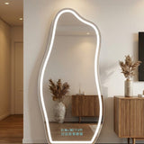 Espelho Orgânico de Corpo Inteiro com LED, Audio Bluetooth e Display Inteligente